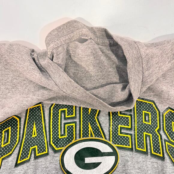 men's Greenbay Packers football graphic tee no tag medium gray green Wisconsin - Picture 3 of 4